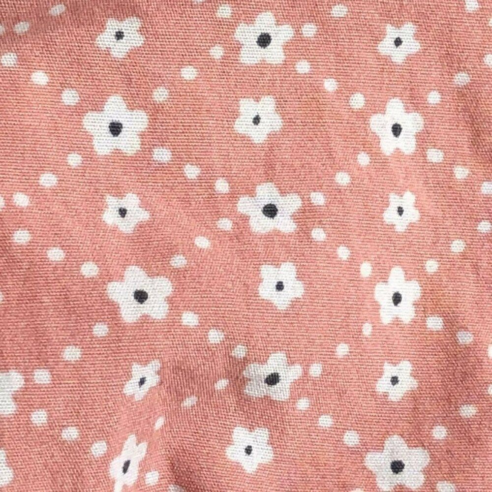 Hanna Andersson Pink Floral Print Dress Cotton Spring Summer Size 5 (110 Cm) - Picture 3 of 6